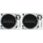 technics sl 1200mk7 s direct drive professional turntable pair silver