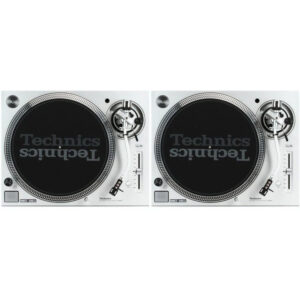 technics sl 1200mk7 s direct drive professional turntable pair silver